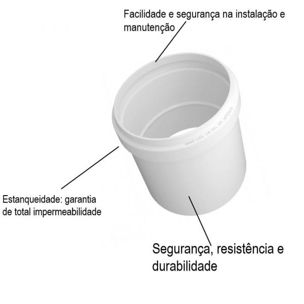 Luva Simples Esgoto DN 150 Fortlev