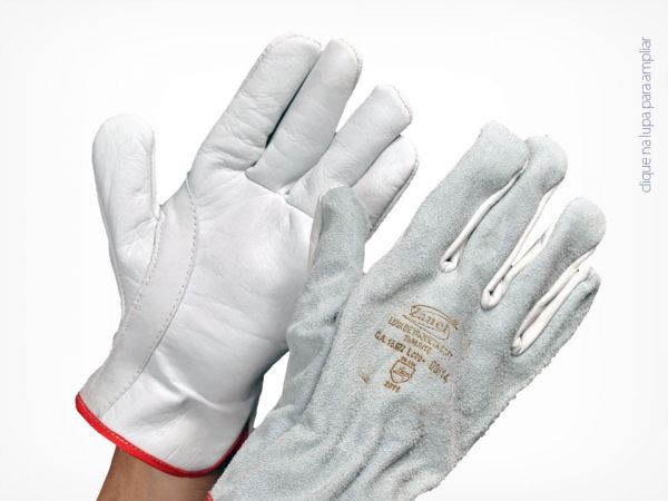 Luva de Vaqueta Mista tipo Petroleira  Zanel