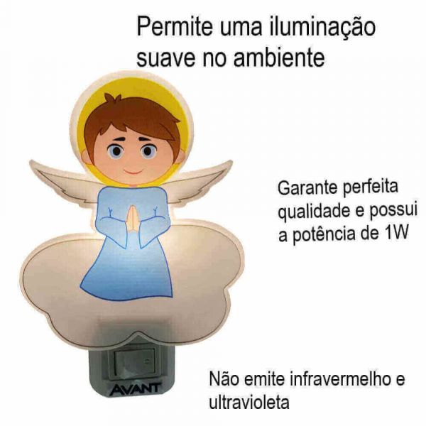 Luz Led Noturna Ângelo 1W Bivolt Avant