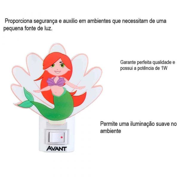 Luz Led Noturna Serena 1W Bivolt Avant