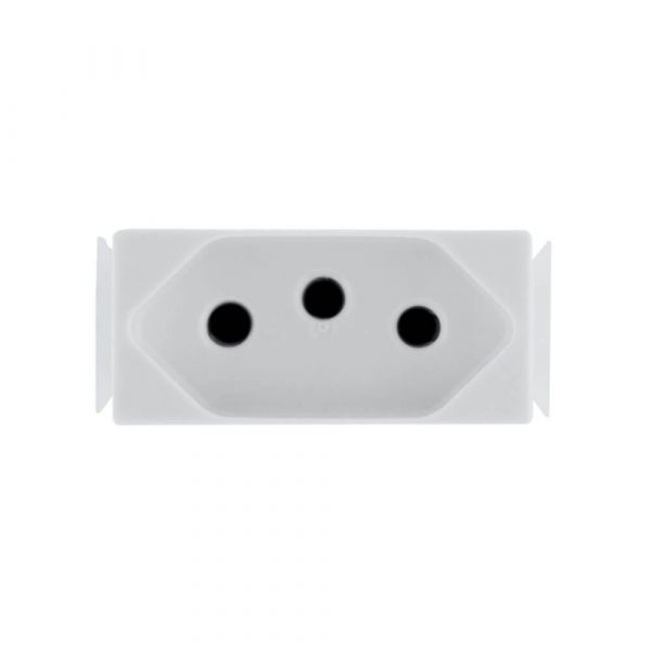 Módulo Tomada 2P+T Aria 10A 250V Branco Tramontina