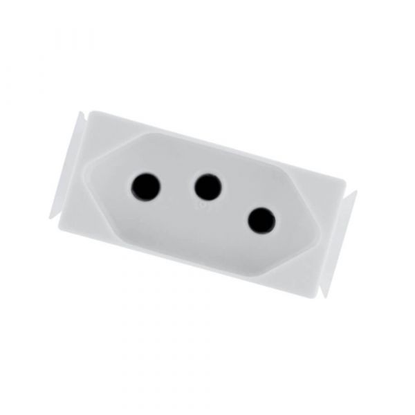 Módulo Tomada 2P+T Aria 10A 250V Branco Tramontina