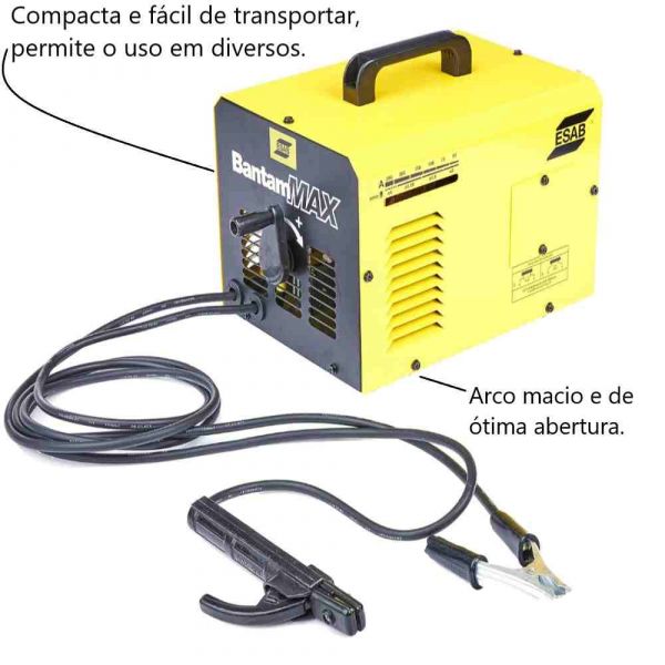 Máquina Transformadora De Solda 250A 110/220V Bantam Max Esab
