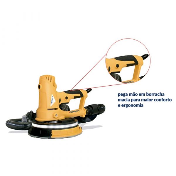 Lixadeira De Parede MLP 710 W Com Luz Led Motor 220 V Menegotti