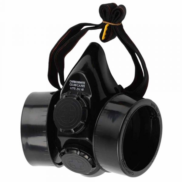 Máscara Respiradora Semifacial CG 306 sem Cartucho Carbografite