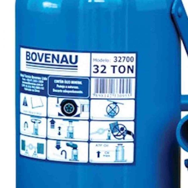 Macaco Garrafa Hidráulico CJ 32 Tonelada Bovenau 