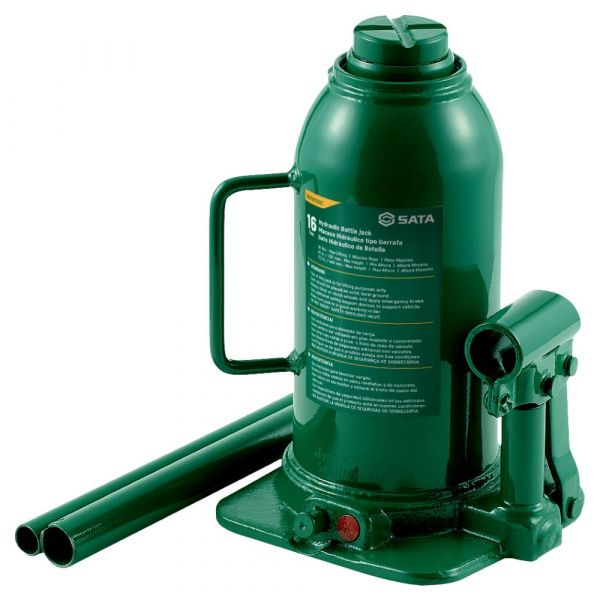 Macaco Hidráulico Garrafa 16 Toneladas Sata