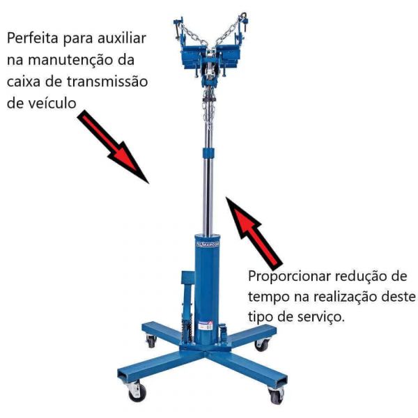 Macaco Telescópico Para Retirar Cambio 500KG Marcon