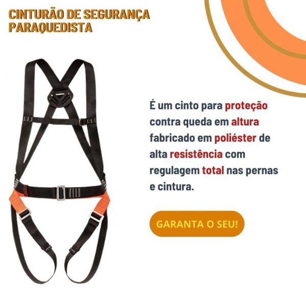 Cinturão de Segurança Paraquedista Mult-2013 MG Cinto