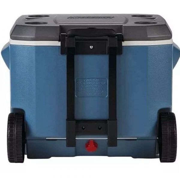 Caixa Térmica Azul com Rodas 50QT 47L Dusk Coleman