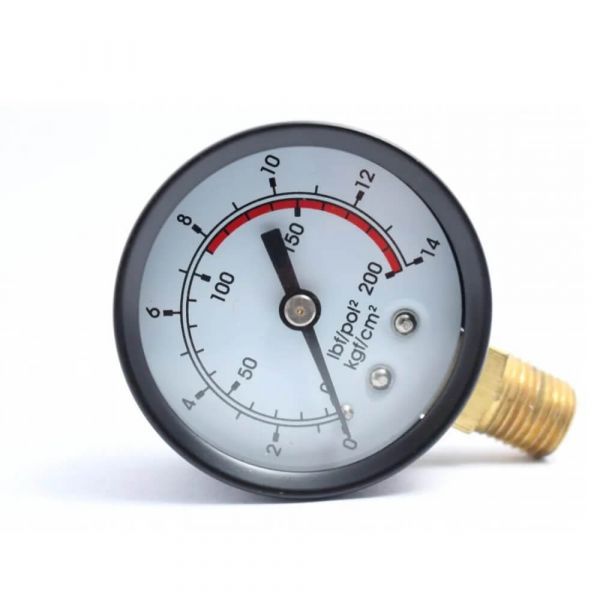 Manômetro Seco Bar 0-10 PSI 0-140 Balflex