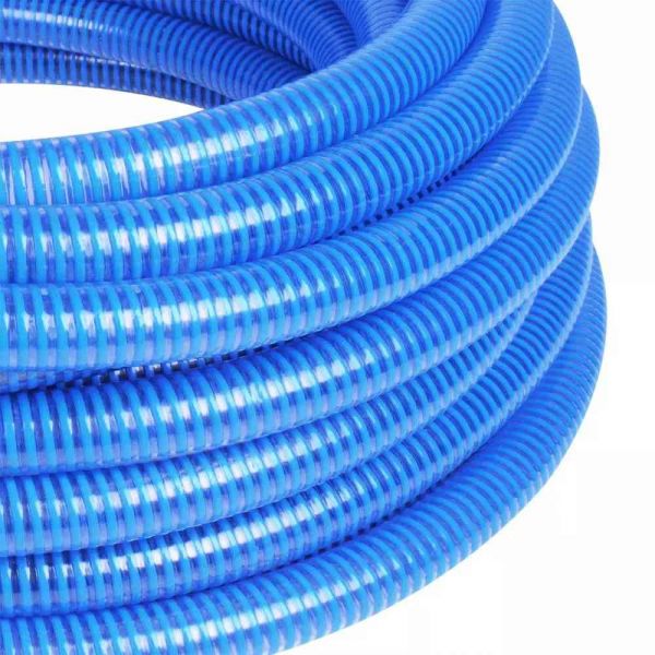 1 Metro Mangote Sucção Espiral Azul 1
