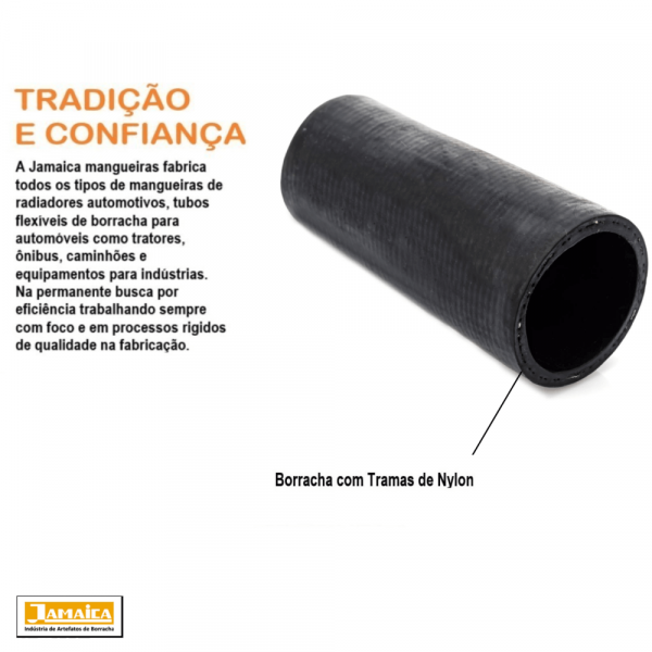 Mangueira Moldável para Entrada Termostato F1000/2000/4000 MWM Jamaica 
