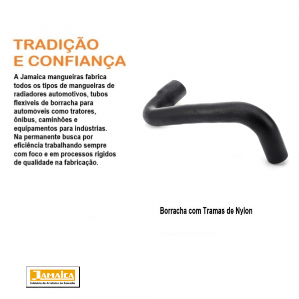 Mangueira Moldável Superior do Radiador 1.6 Corcel Jamaica 