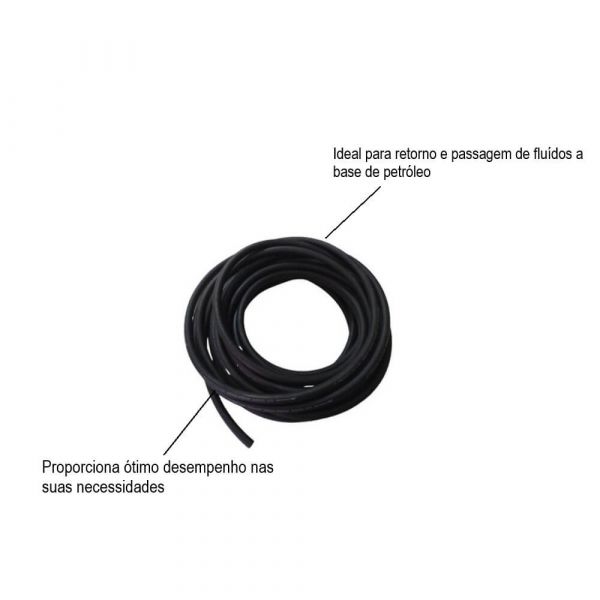 1 Metro Mangueira Para Óleo Solvente 7/8” 300 Psi Suprir