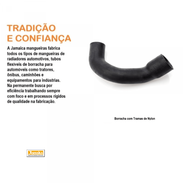 Mangueira Superior do Radiador Celta 1.0 Com Ar 01 Jamaica 