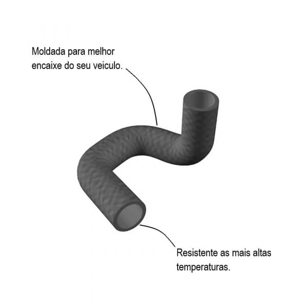 Mangueira Superior Do Radiador Kadett / Monza 89/98 Jamaica