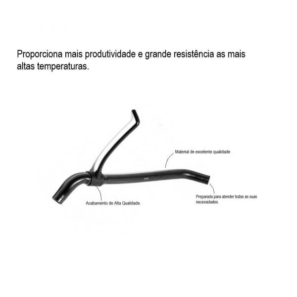 Mangueira Superior Do Radiador Santana S/ RAD. Óleo 03187 Jamaica