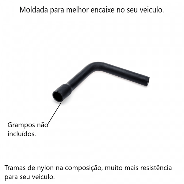 Mangueira Superior do Radiador Uno Fire 8V 1.0 2004 Jamaica 