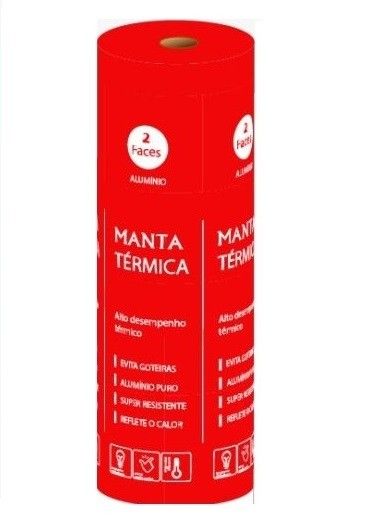 Manta Térmica 2  Faces 1,20X20,83 25m2 Brasfoil