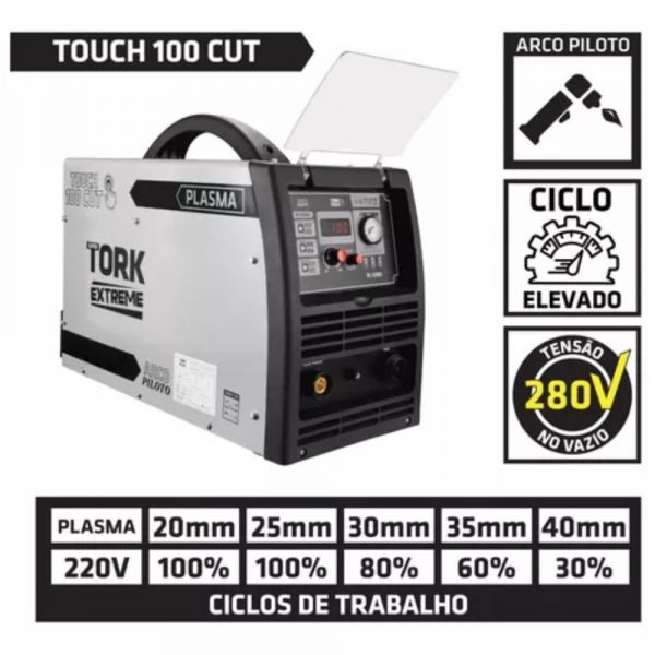 Maquina Inversora Corte Plasma 100 AMP PL-12100-CNC Tork