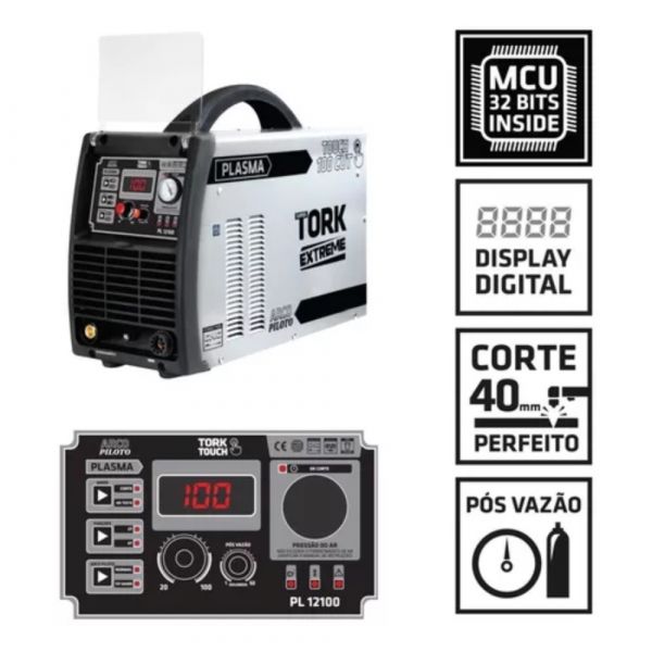 Maquina Inversora Corte Plasma 100 AMP PL-12100-CNC Tork