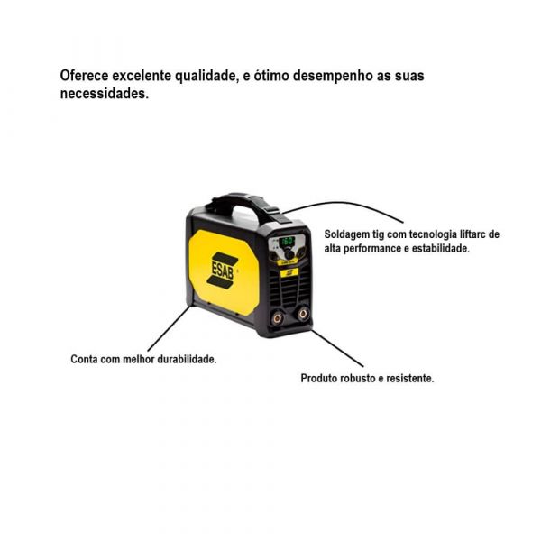 Máquina Inversora De Solda LHN 162i Esab