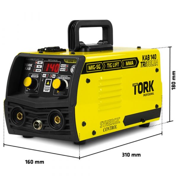 Maquina Solda Inversora Mig 140A sem Gás 220V Tork