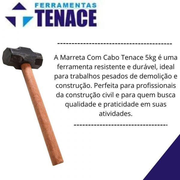 Marreta com Cabo 5kg Tenace