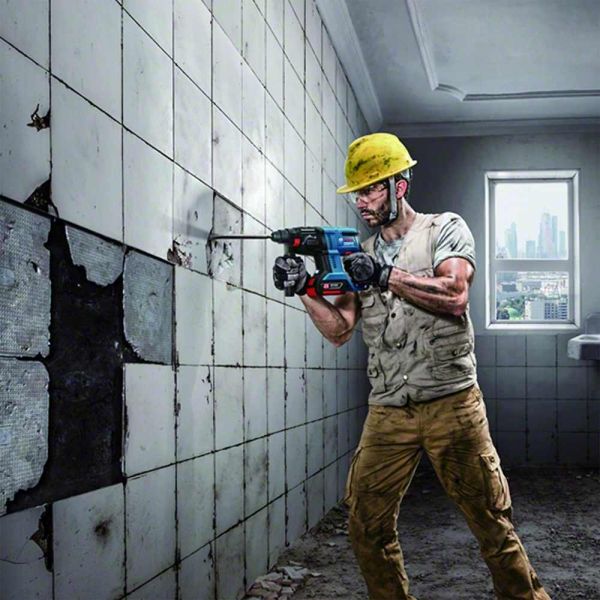 Martelete rompedor Bosch GBH 180-LI Brushless 18V 2 baterias em maleta