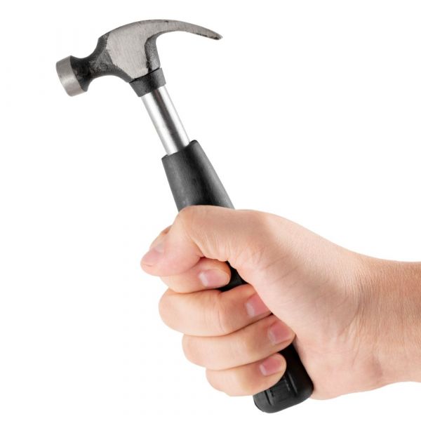 Martelo de Unha Cabo Metálico Emborrachado 20mm Eda