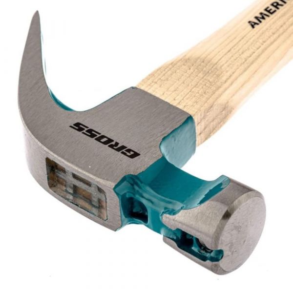 Martelo Unha 27mm Com Cabo De Madeira Magnético MTX