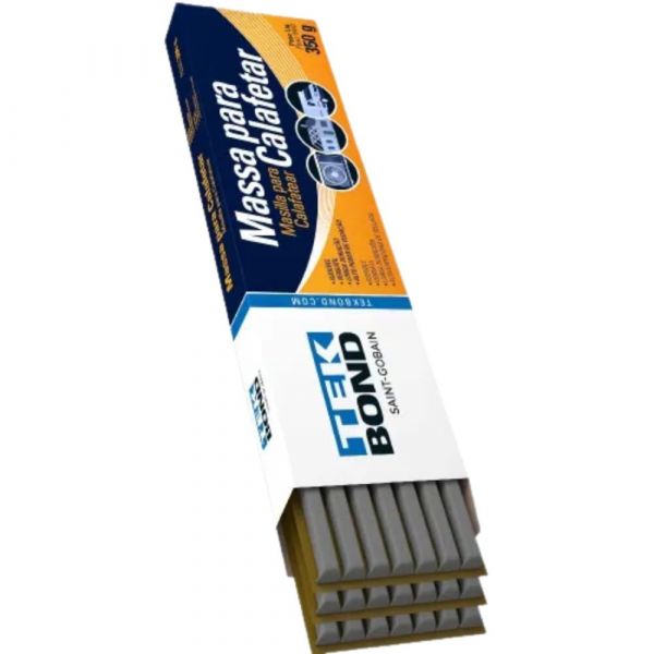 Massa de Calafetar Cinza 350g Tekbond