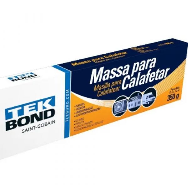 Massa de Calafetar Cinza 350g Tekbond