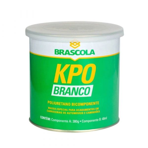 Massa Plástica Brascoved  KPO Branco com Catalisador 440g Brascola