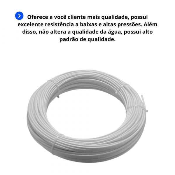 1 Metro De Mangueira Atóxica Para Filtro Blukit