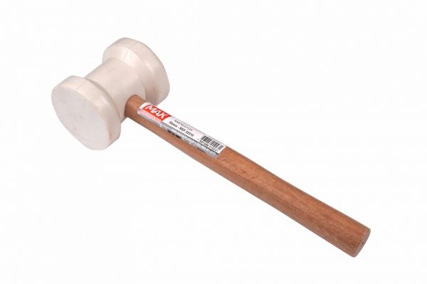 Martelo de Borracha 80mm Branco- Max 32310