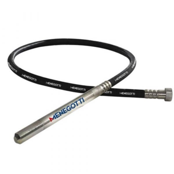 Mangote 1,2MT Ponteira 28mm Para Vibradores de Concreto Portátil Menegotti