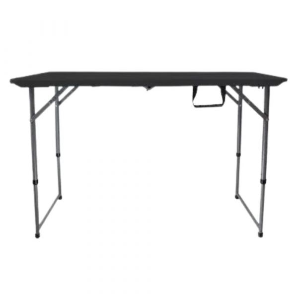 Mesa Dobrável Robust Preta 1,20m Nautika