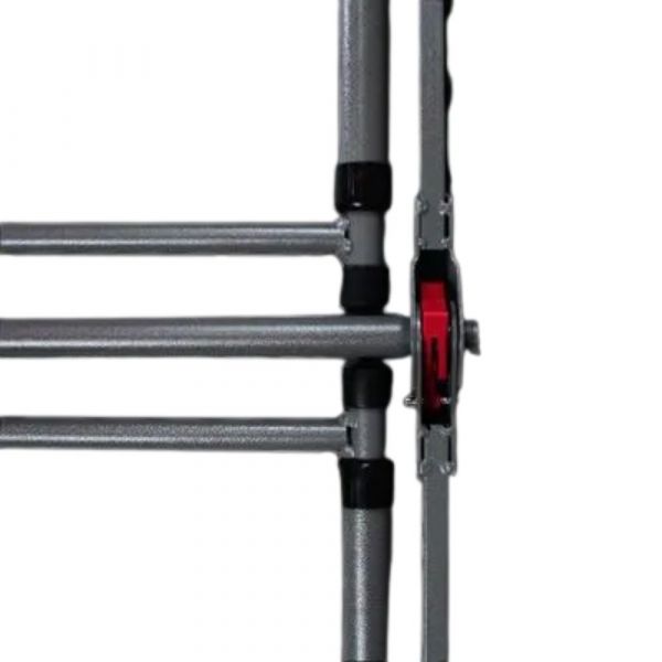 Mesa Dobrável Robust Preta 1,20m Nautika