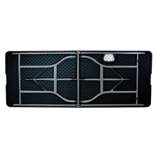 Mesa Dobrável Robust Preta 1,80m Nautika