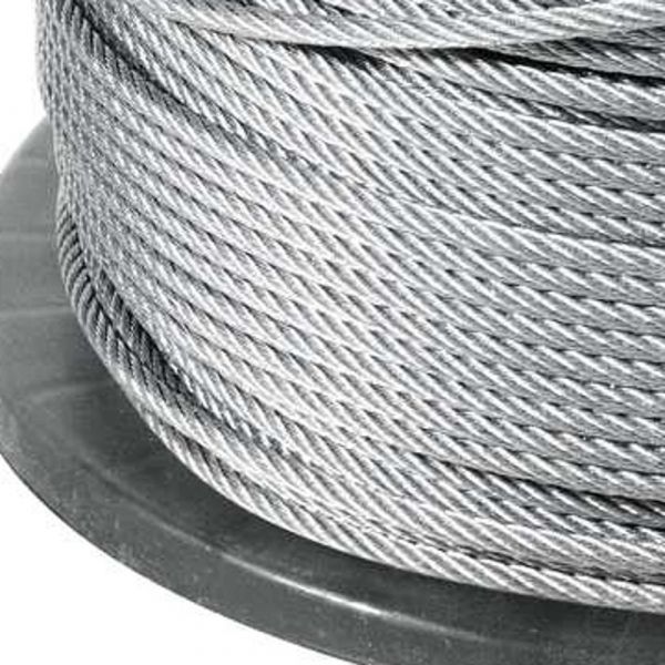 1 Metro Cabo De Aço Af Zincado 01,6mm 1/16