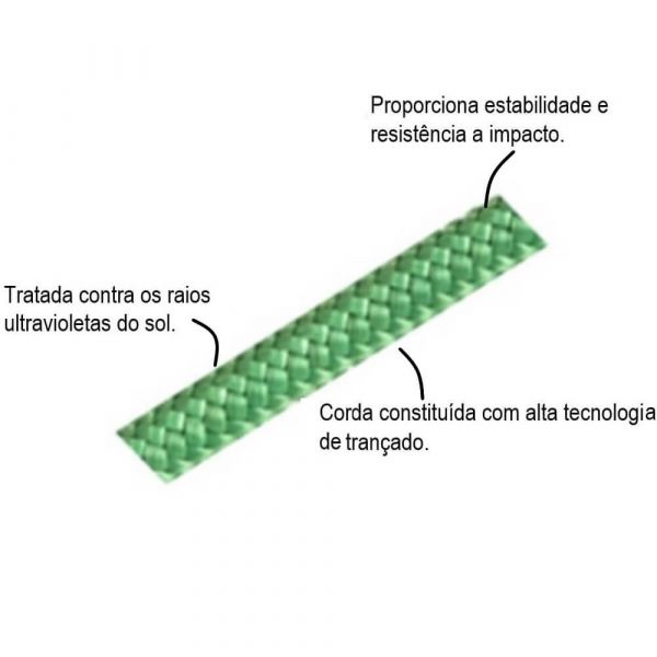 1 Metro De Corda 8mm 5/16