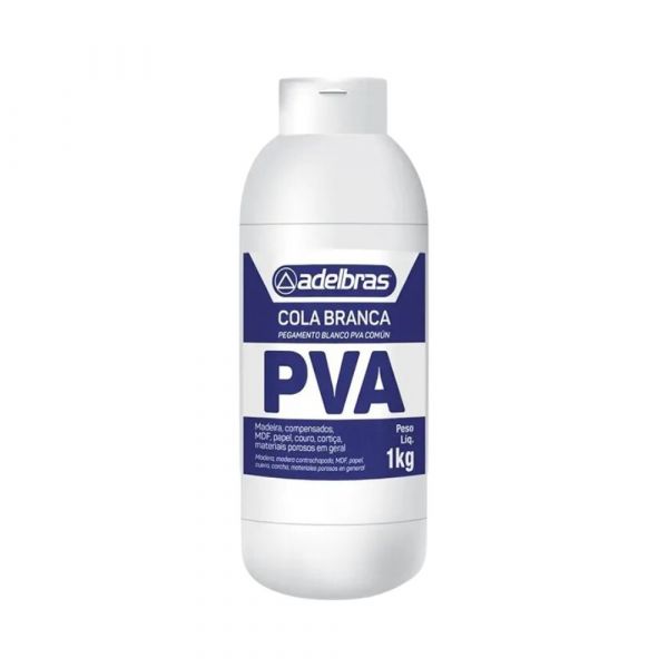 Adesivo Cola de PVA Comum 1KG Adelbras