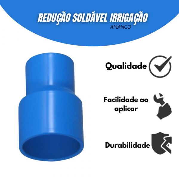 Redução Soldável Irrigação DN 100x75mm Amanco