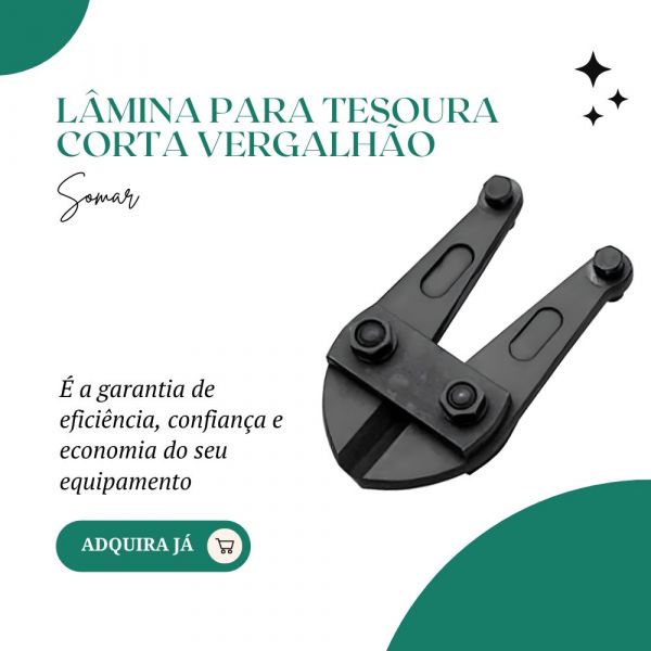 Lâmina para Tesoura Corta Vergalhão 36''- Somar 