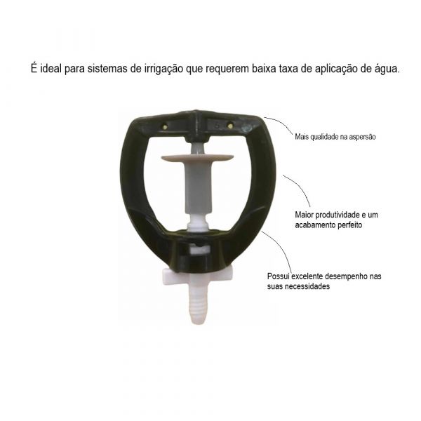 Microaspersor Branco MF2 58 L/H Amanco