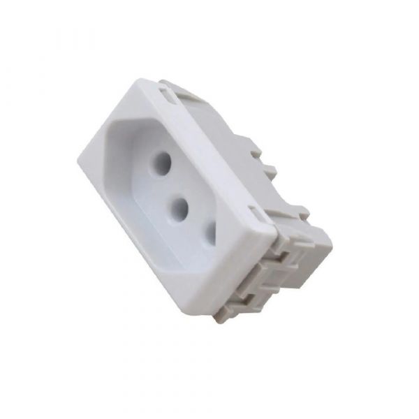 Módulo Tomada 2P+T 10 A 250 V Branco Tramontina