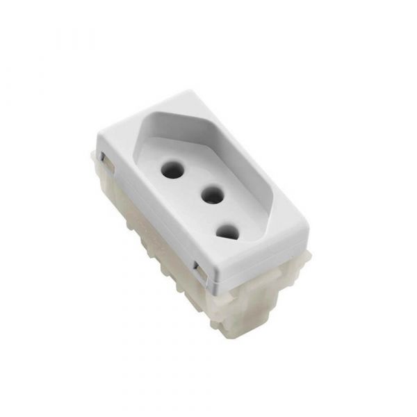 Módulo Tomada 2P+T 10 A 250 V Branco Tramontina