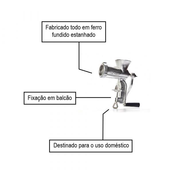 Moedor de Carne B10 Botimetal